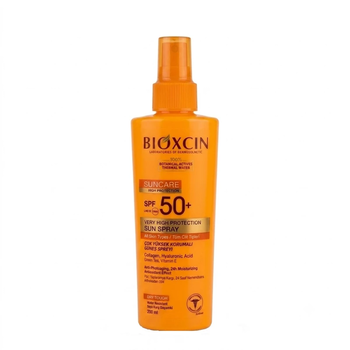 اسپری ضد آفتاب بیوکسین بی رنگ Spf50 حجم 200 میلی لیتر